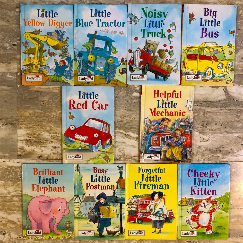 10 Vintage Ladybird “Little Stories” Collection Kid’s Books from the Mid ‘90’s